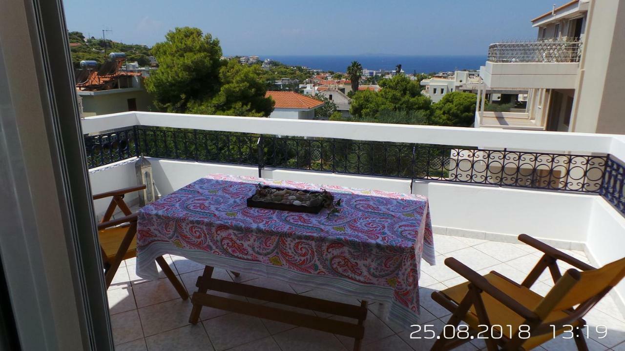 Marios View Daire Saronida Dış mekan fotoğraf